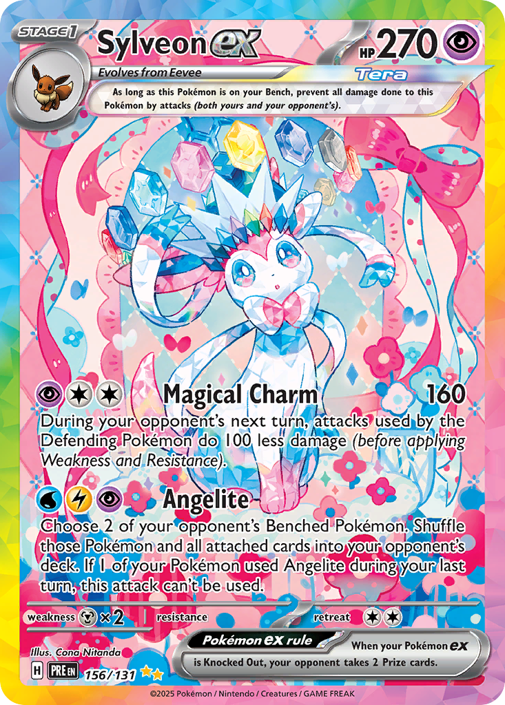 Chase Card Spotlight: Sylveon ex Special Illustration Rare 156/131 from Prismatic Evolutions