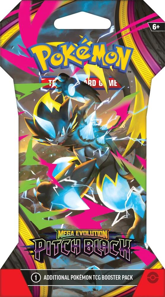 Pokémon TCG Mega Evolution Pitch Black sleeved booster pack