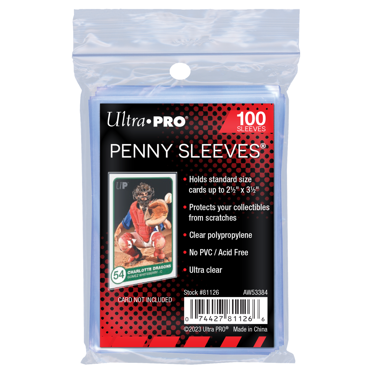 Ultra Pro Penny Sleeves 100 count pack
