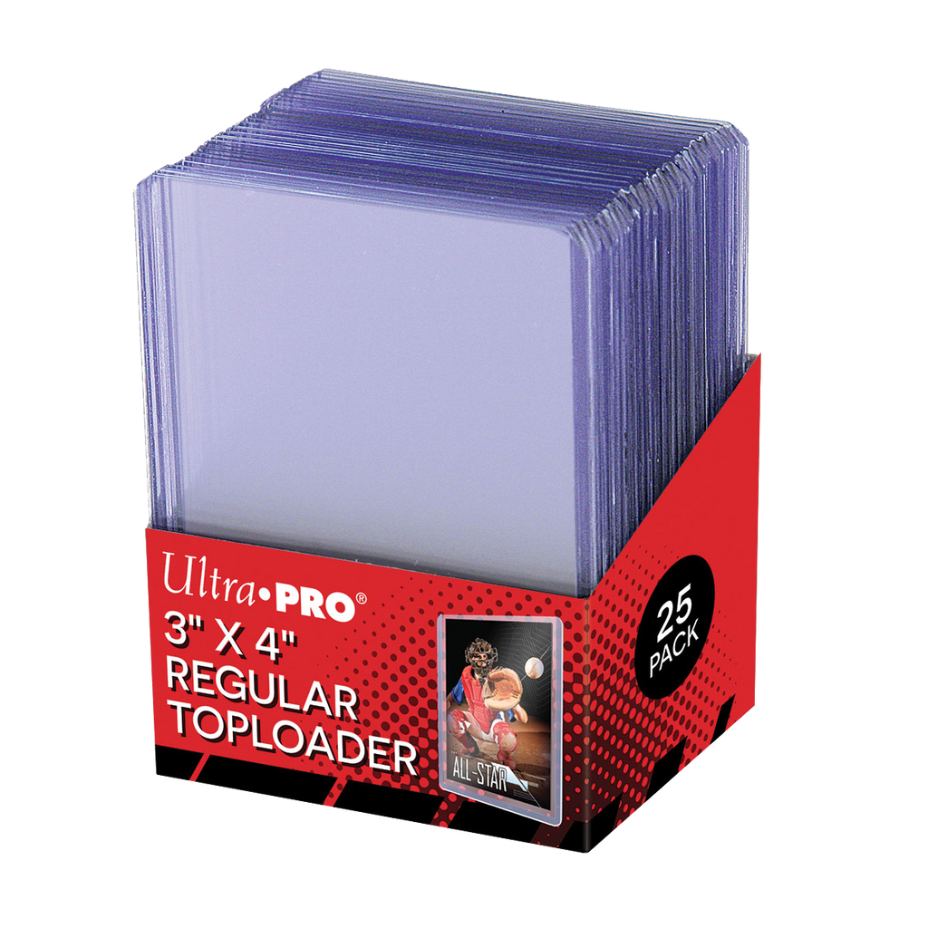 Ultra Pro 3x4 Regular Toploaders 25 count pack
