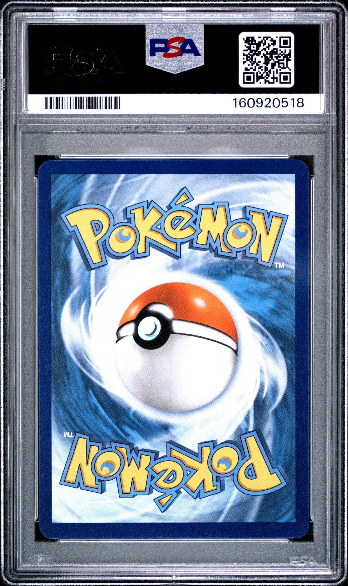 2025 Pokemon Destined Rivals #240 Team Rocket's Mewtwo ex Hyper Rare PSA 10 - back of slab