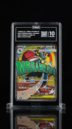 2025 Pokemon Japanese Mega Dream ex #228 Mega Lucario ex Mega Attack Rare TAG 10 - front of slab
