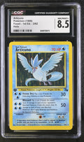 1999 Pokemon Fossil #2 Articuno 1st Edition Holo CGC 8.5 - front of slab