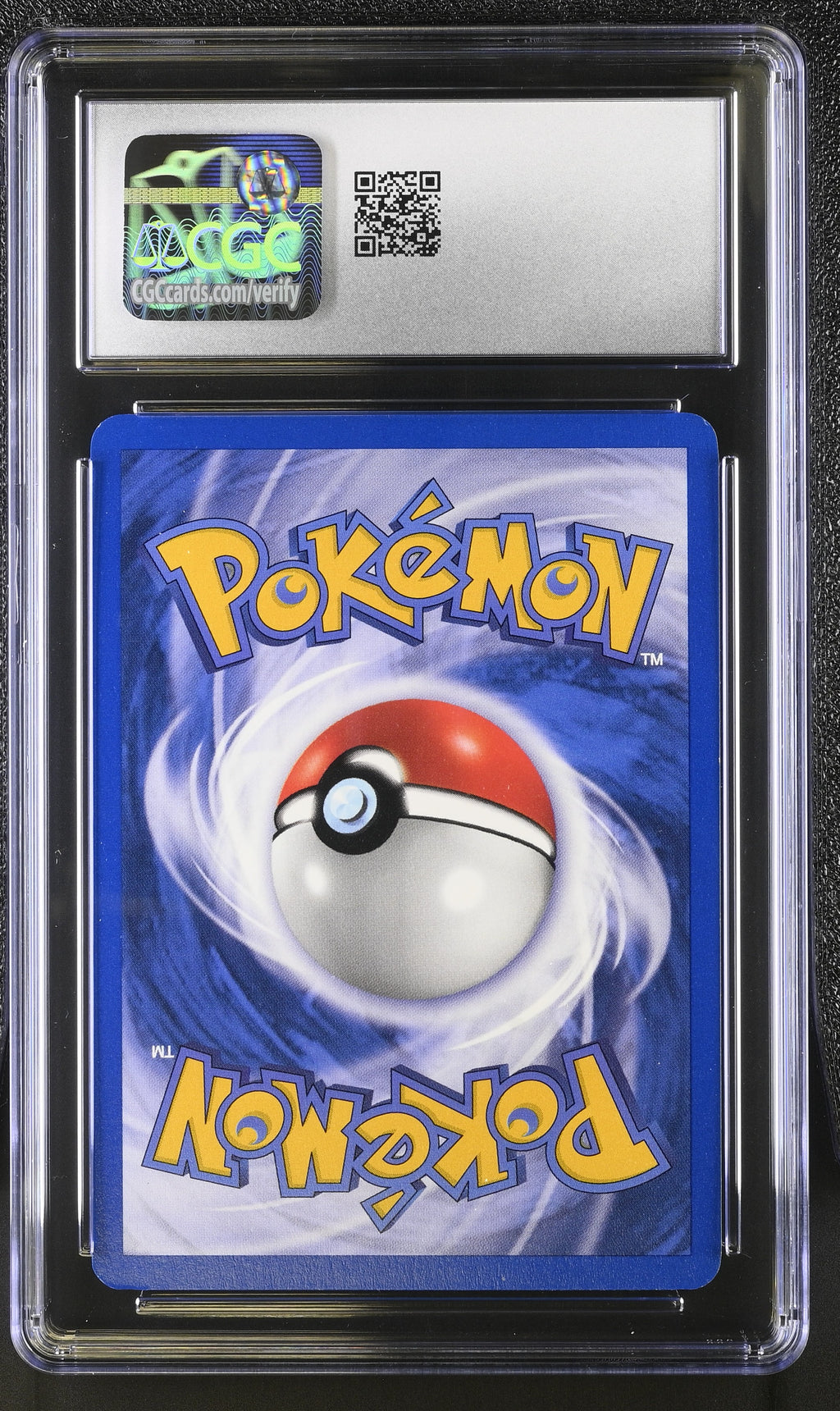 2000 Pokemon Team Rocket #16 Rocket's Sneak Attack 1st Edition Holo CGC 9 - back of slab