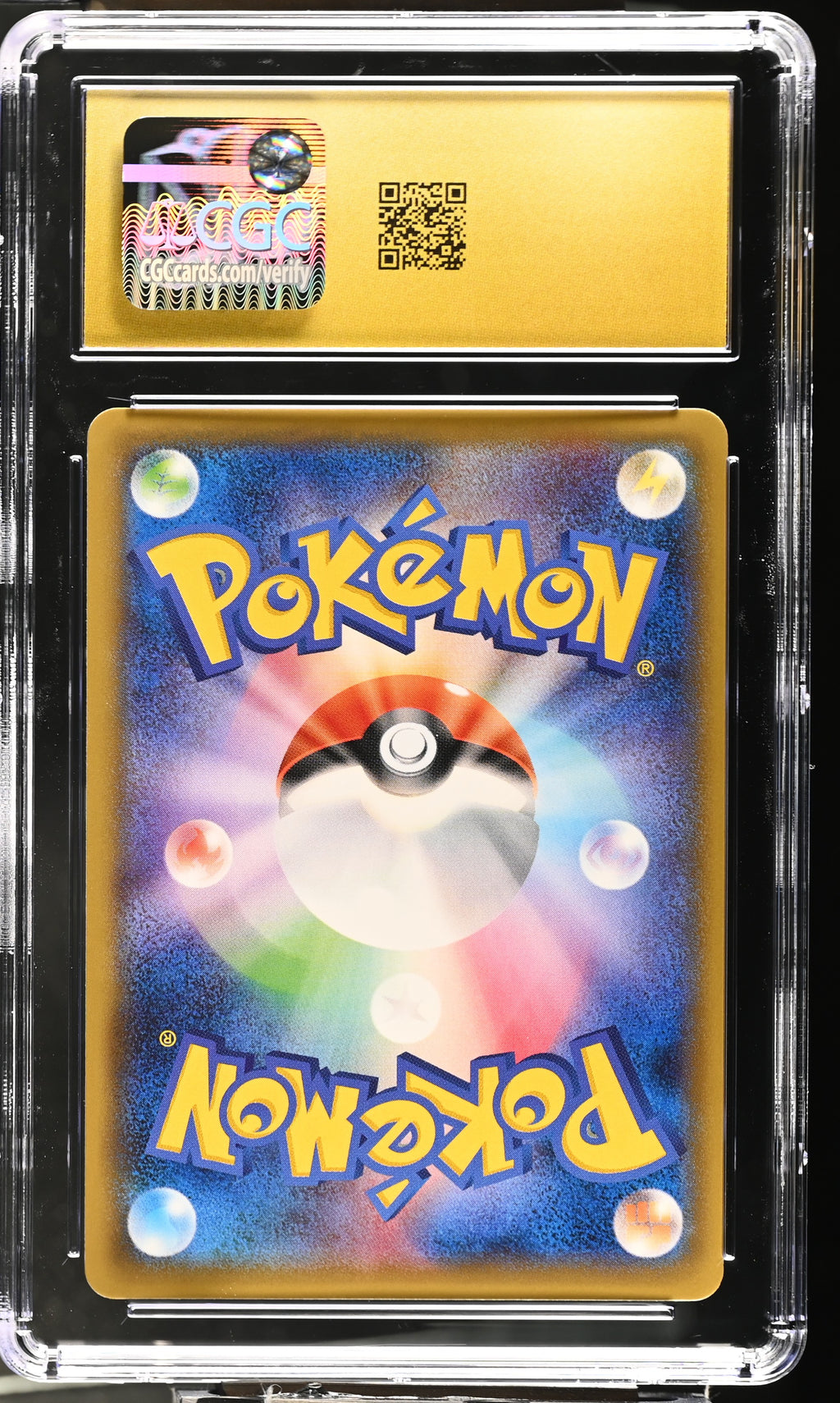 2017 Pokemon Japanese Ultra Sun #045 Dialga GX Holo CGC Pristine 10 - back of slab