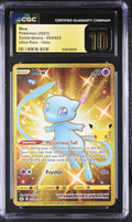 2021 Pokemon Celebrations #025 Mew Ultra Rare CGC Pristine 10 - front of slab