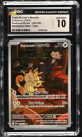 Team Rocket's Meowth 203/182 Destined Rivals CGC 10 front