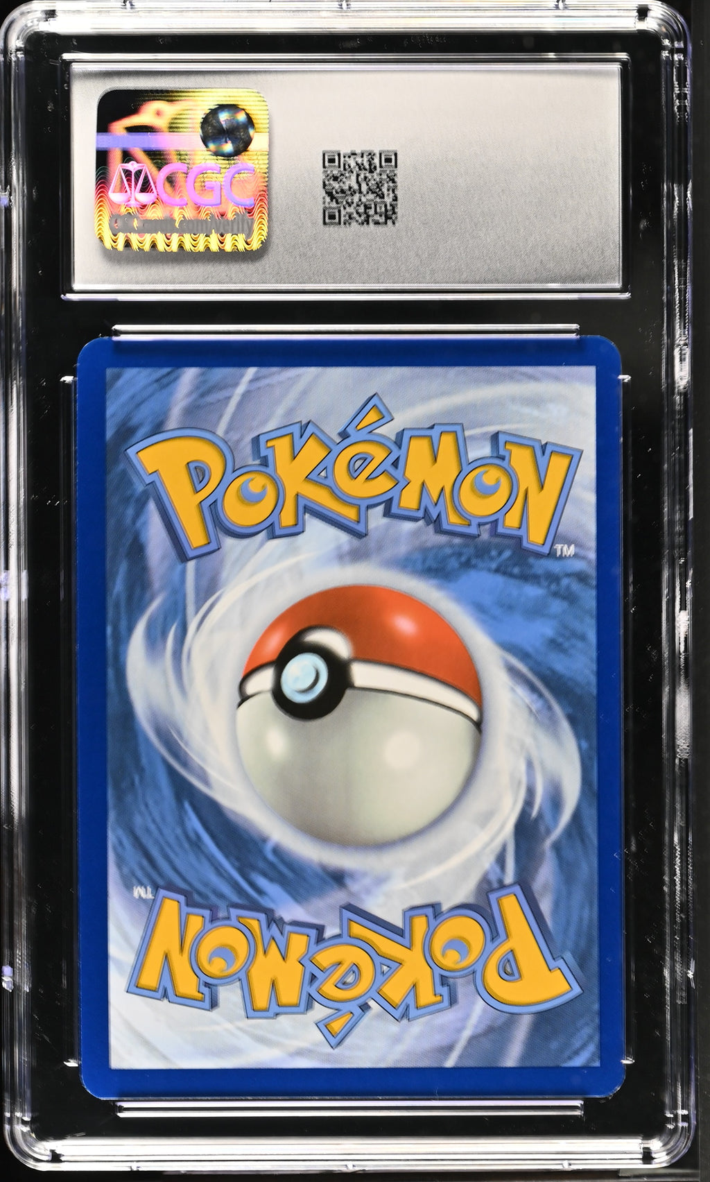 Team Rocket's Meowth 203/182 Destined Rivals CGC 10 back