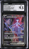 2025 Pokemon Destined Rivals #231 Team Rocket's Mewtwo ex Special Illustration Rare CGC 9.5 - front of slab