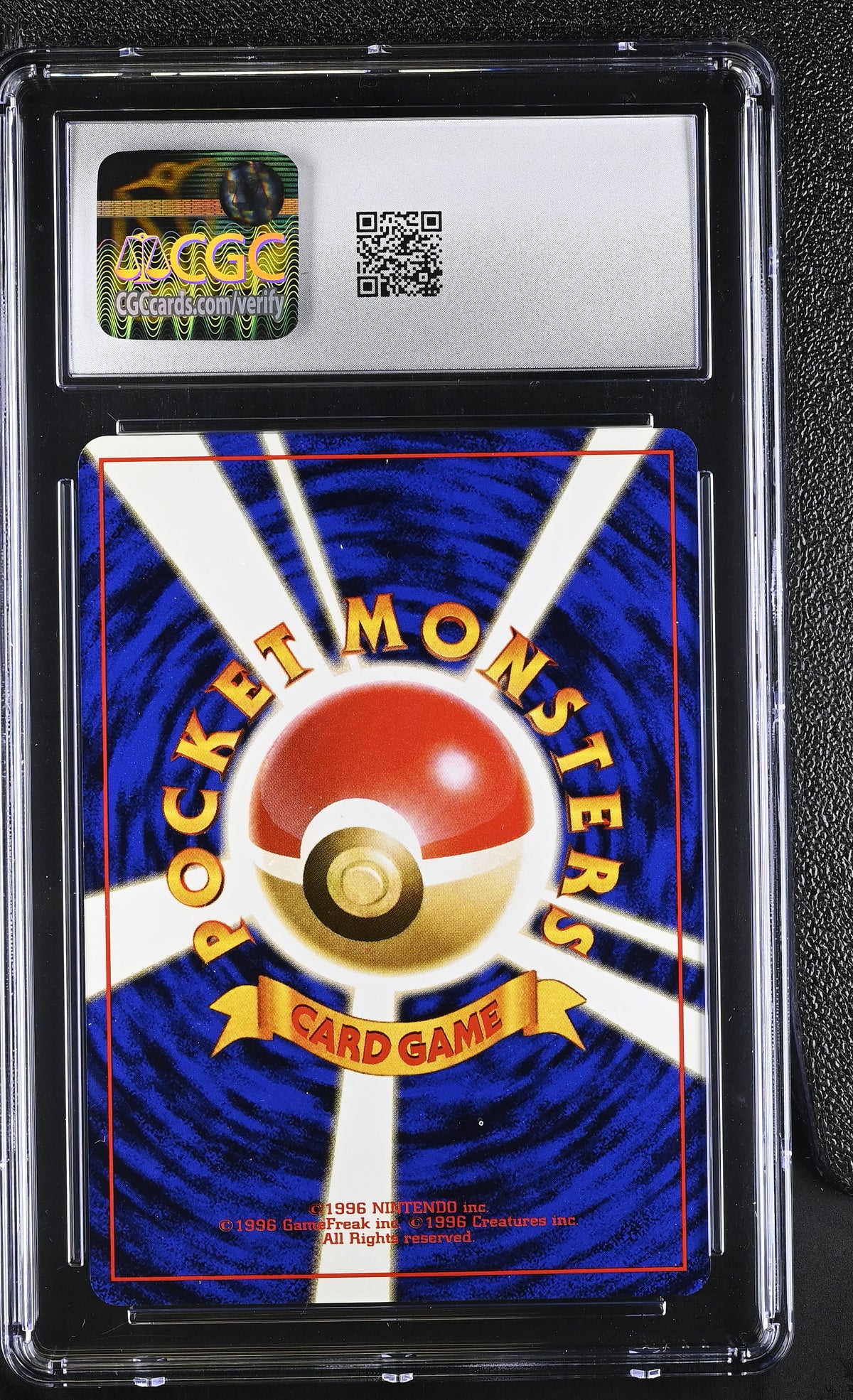Sabrina's Alakazam Gym 2: Challenge from the Darkness Holo CGC 10 back