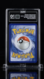 2025 Pokemon Destined Rivals #203 Team Rocket's Meowth Illustration Rare TAG 10 - back of slab