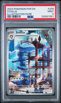 2023 Pokemon Paradox Rift #208 Steelix Illustration Rare PSA 9 - front of slab