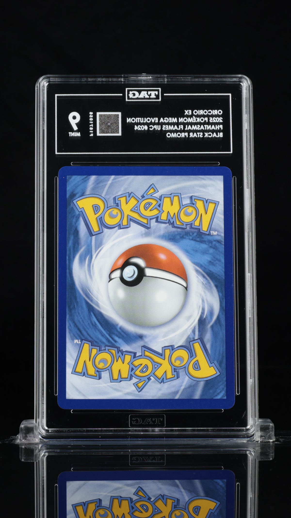 Oricorio ex 024 Mega Evolution Black Star Promo TAG 9 back