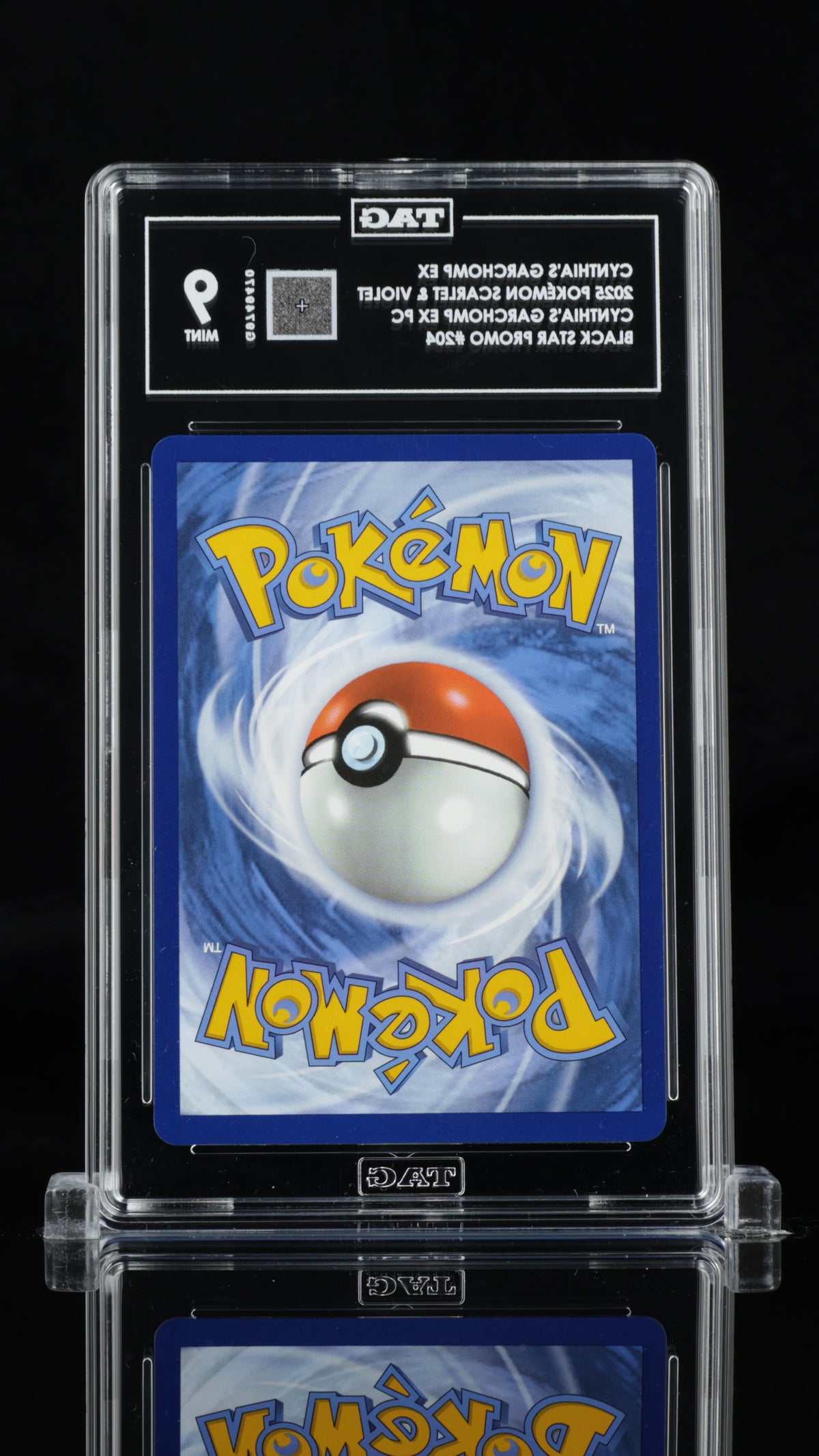 Cynthia's Garchomp ex 204 Black Star Promo TAG 9 back