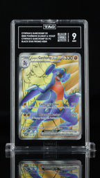 2025 Pokemon Black Star Promo #204 Cynthia's Garchomp ex Promo TAG 9 - front of slab