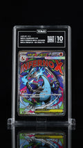 2025 Pokemon Japanese Mega Dream ex #223 Mega Charizard X ex Mega Attack Rare TAG 10 - front of slab