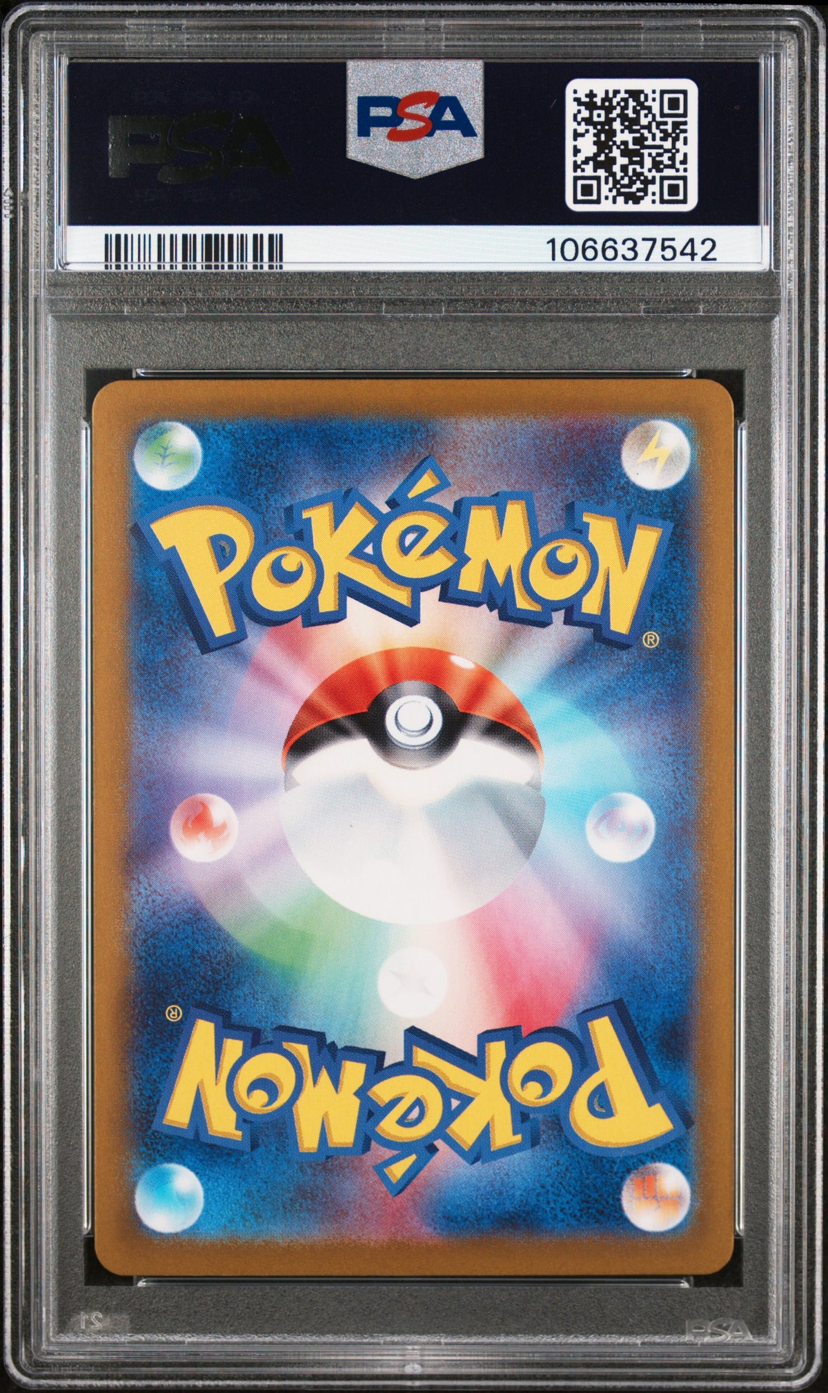 2024 Pokemon Japanese Terastal Fest ex #092 Umbreon Master Ball Reverse Holo PSA 10 - back of slab