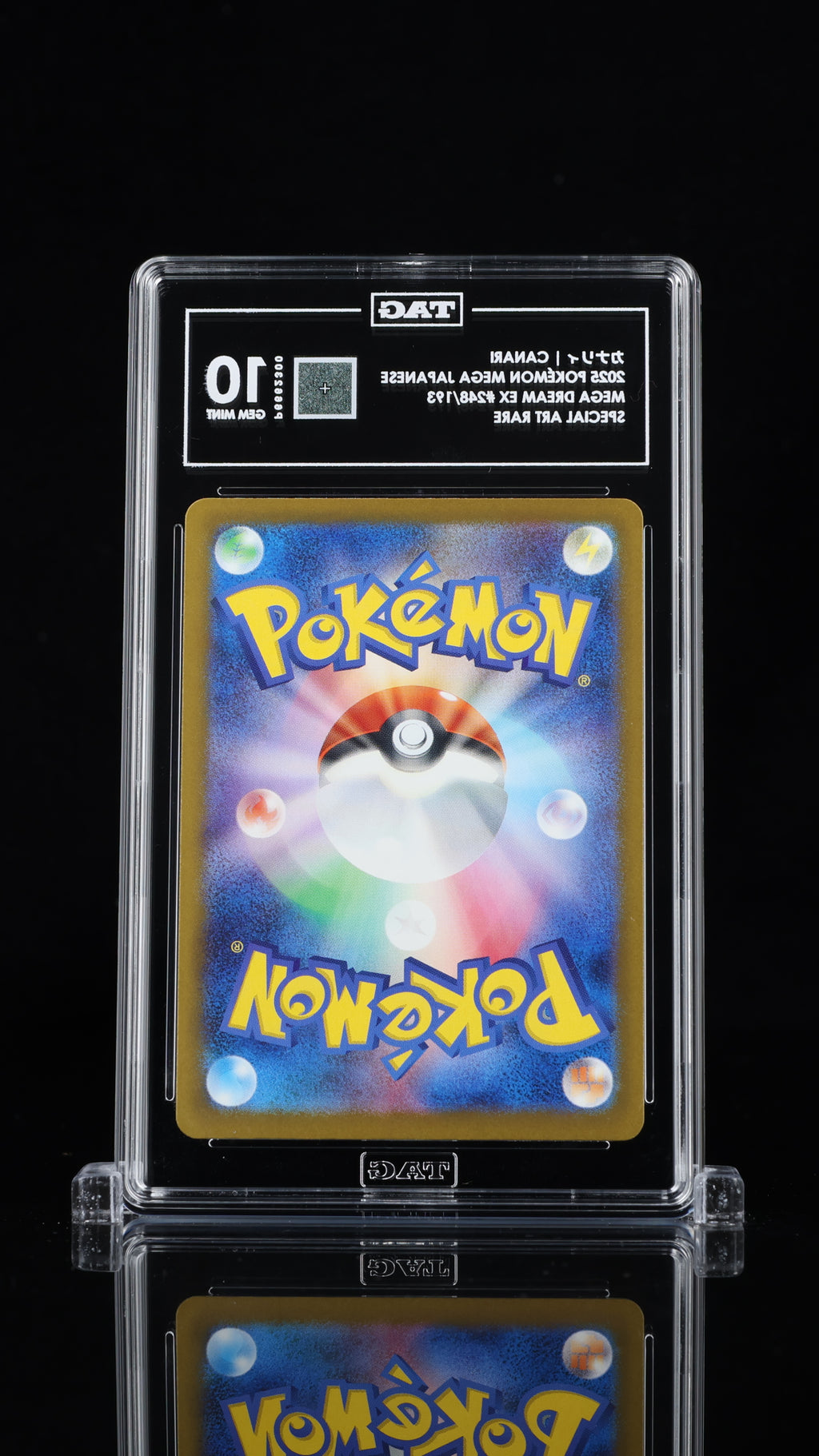 Canari 248/193 Mega Dream ex Special Art Rare TAG 10 back