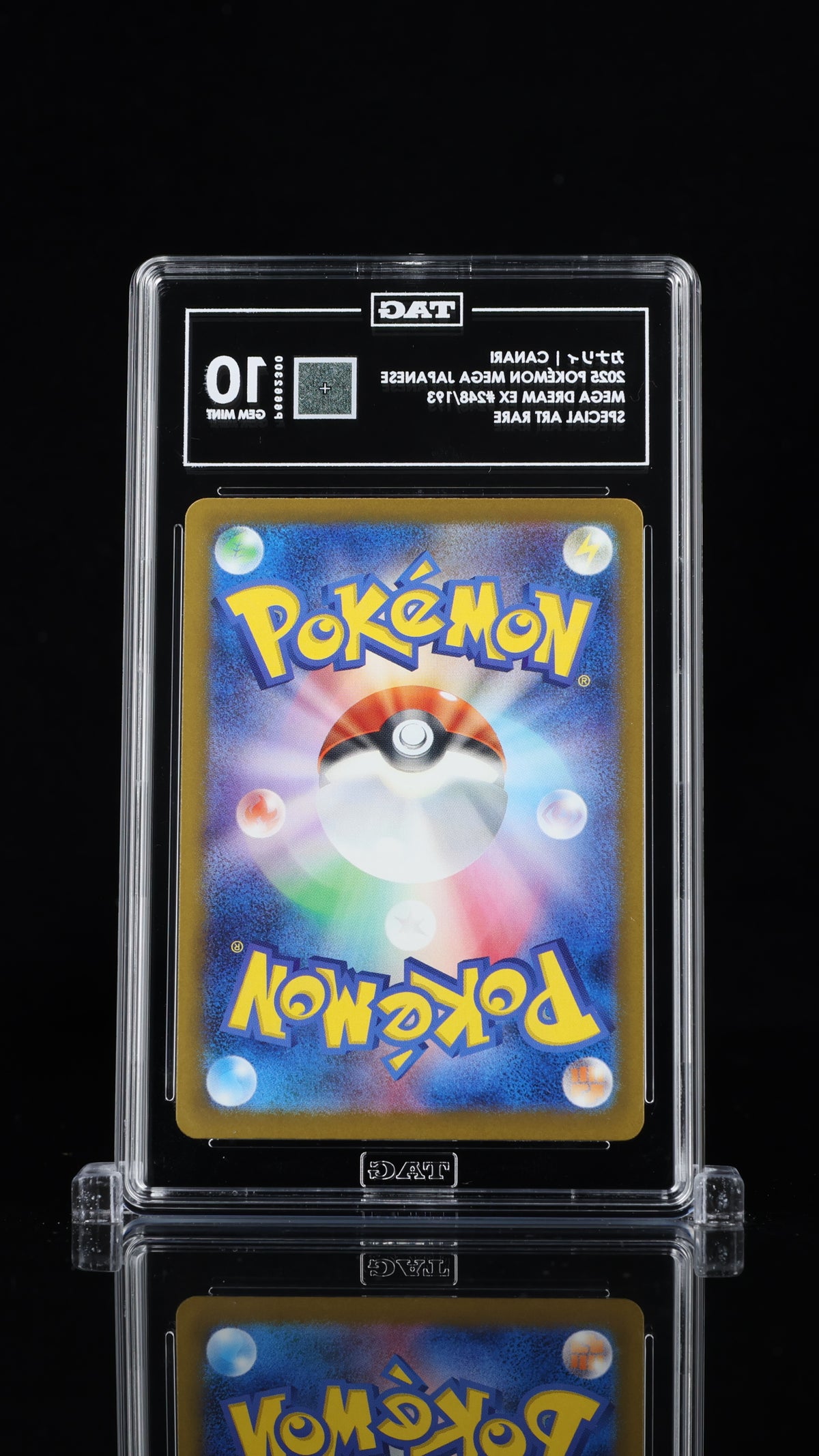 Canari 248/193 Mega Dream ex Special Art Rare TAG 10 back