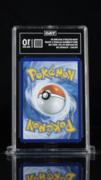2025 Pokemon Destined Rivals #229 Team Rocket's Moltres ex Ultra-Premium Collection Stamped Promo TAG 10 - back of slab