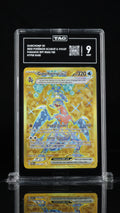 2023 Pokemon Paradox Rift #260 Garchomp ex Hyper Rare TAG 9 - front of slab