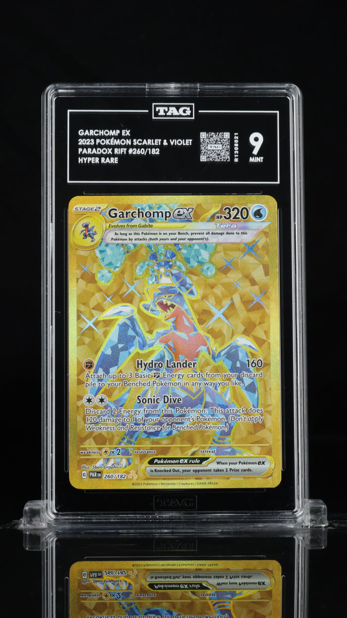 2023 Pokemon Paradox Rift #260 Garchomp ex Hyper Rare TAG 9