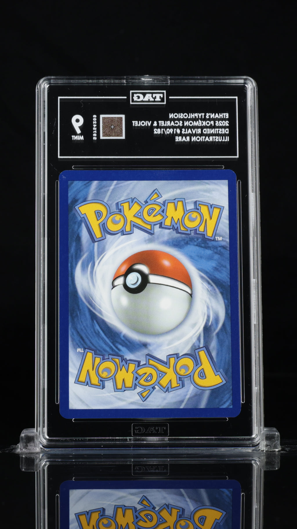 Ethan's Typhlosion 190/182 Destined Rivals Illustration Rare TAG 9 back