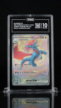 2025 Pokemon Journey Together #187 Salamence ex Special Illustration Rare TAG 10 - front of slab
