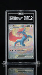 2025 Pokemon Journey Together #187 Salamence ex Special Illustration Rare TAG 10 - front of slab