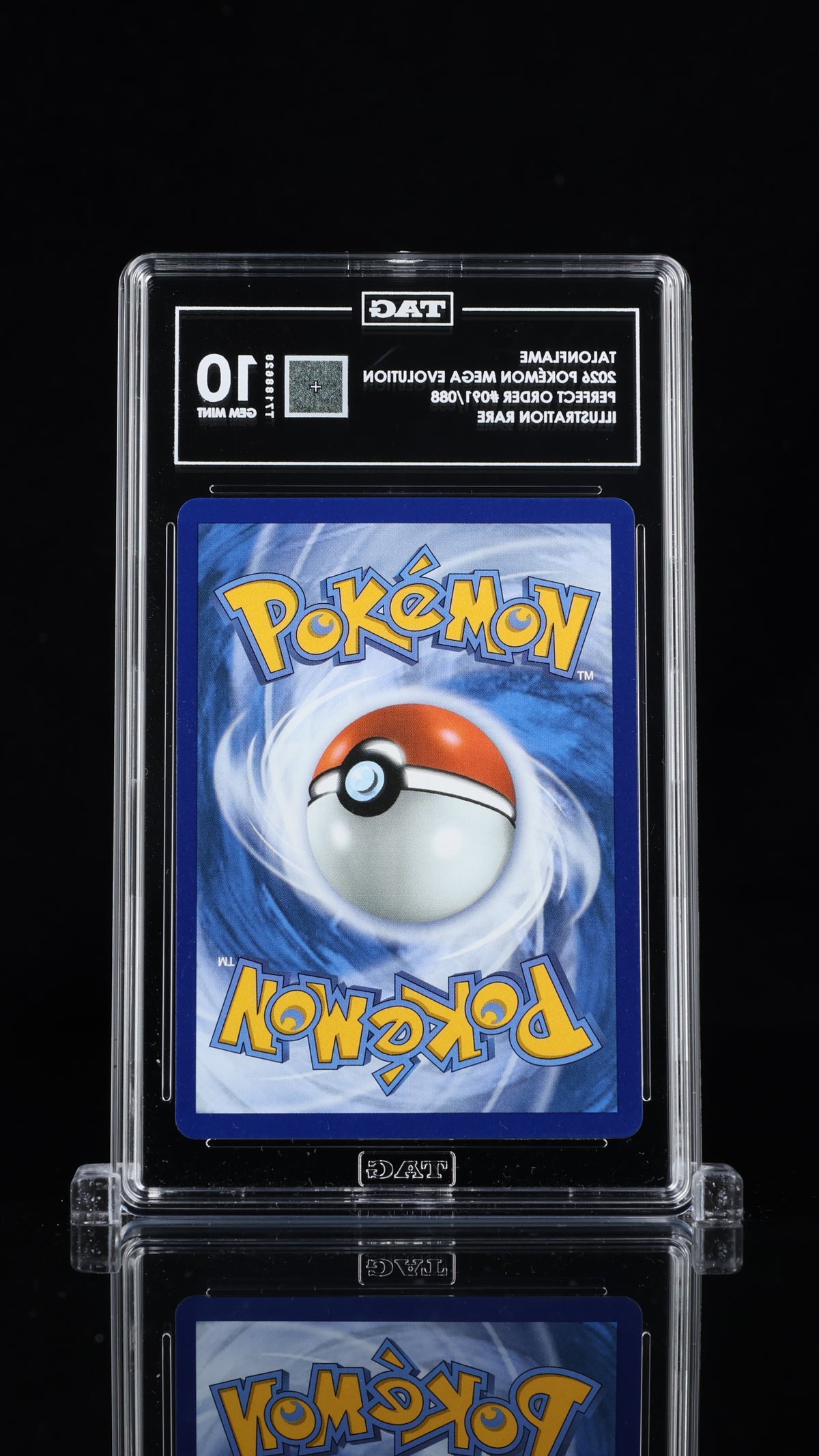 Talonflame 091/088 Perfect Order Illustration Rare TAG 10 back