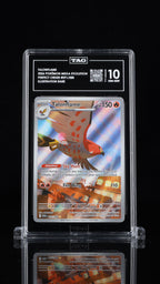 2026 Pokemon Perfect Order #091 Talonflame Illustration Rare TAG 10 - front of slab