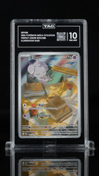 2026 Pokemon Perfect Order #095 Espurr Illustration Rare TAG 10 - front of slab