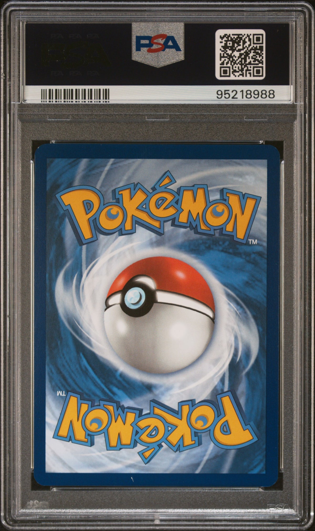 2024 Pokemon Temporal Forces #193 Gengar ex Ultra Rare PSA 9 - back of slab
