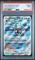 2023 Pokemon Crown Zenith #GG50 Darkrai VSTAR Galarian Gallery PSA 9 - front of slab