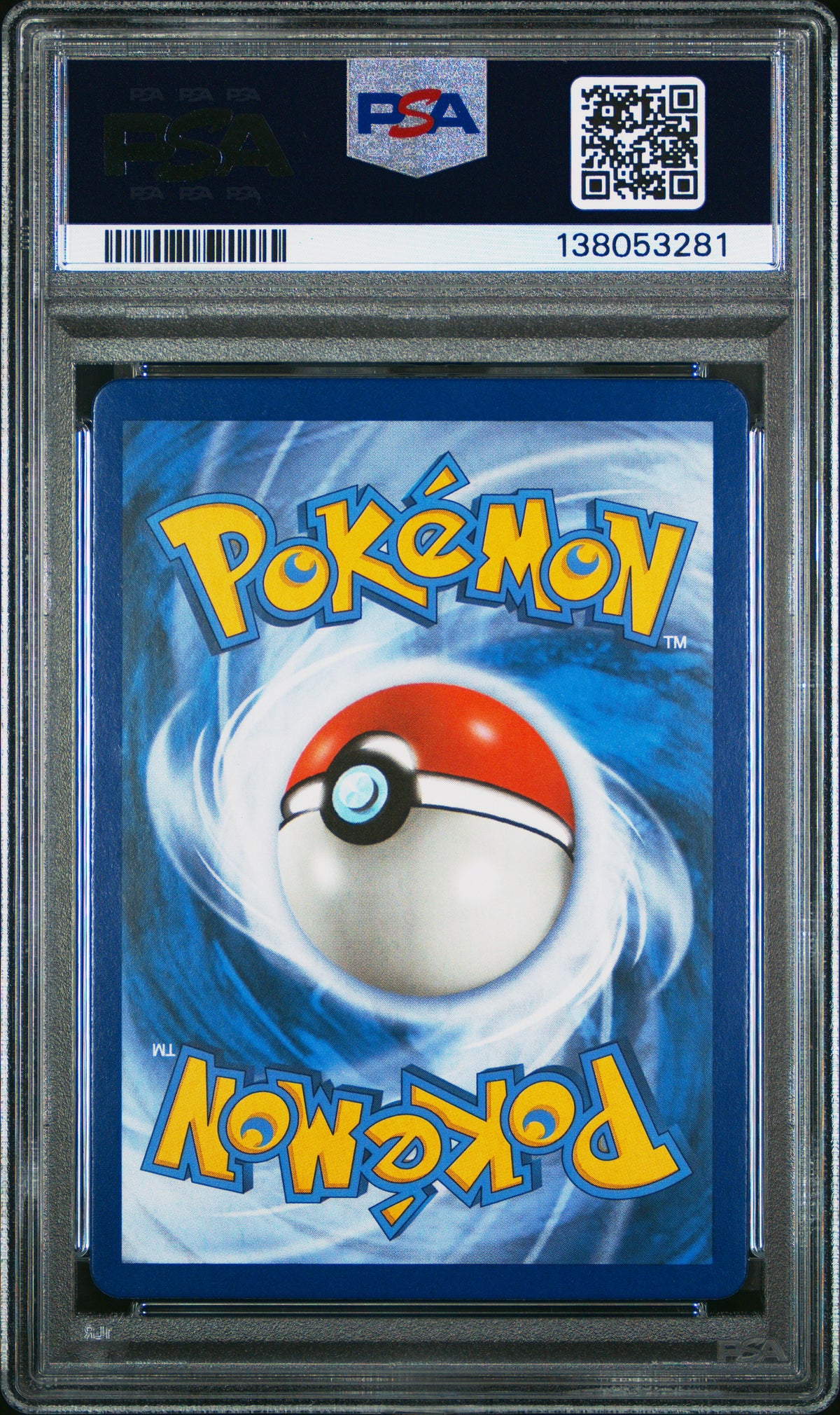 2022 Pokemon GO #072 Mewtwo V Full Art PSA 10 - back of slab