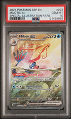 2024 Pokemon Surging Sparks #237 Milotic ex Special Illustration Rare PSA 10 - front of slab