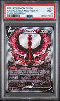 2021 Pokemon Chilling Reign #177 Galarian Moltres V Full Art PSA 9 - front of slab