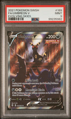 2021 Pokemon Evolving Skies #189 Umbreon V Full Art PSA 9 - front of slab