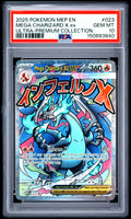 2025 Pokemon ME Black Star Promo #023 Mega Charizard X ex Ultra-Premium Collection Promo PSA 10 - front of slab